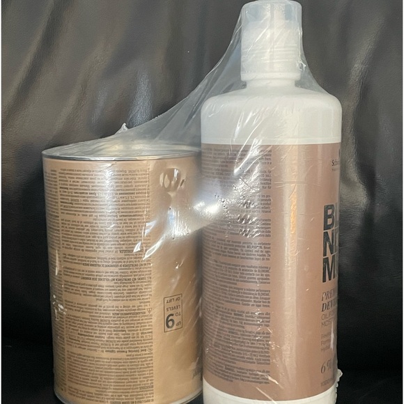Schwarzkopf DUO Blond Me Premium Lift 9 Bleach and 6% Developer 33.8 oz SET - Picture 2 of 5